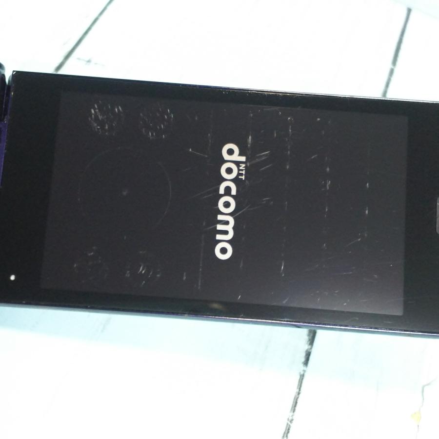 docomo AQUOS SH-01J ブルーブラック ネイビー ケータイ SHARP 本体 白ロム SIMロック解除済み SIMフリー 232449｜hsmtoys-p｜05