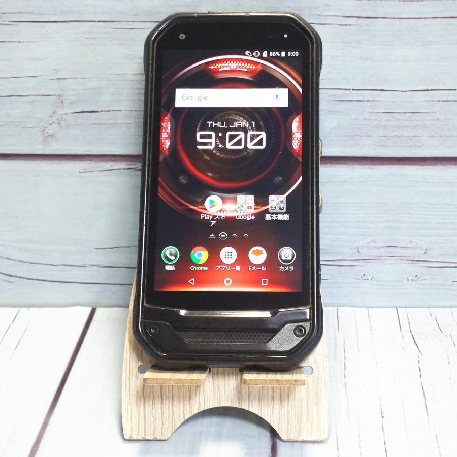 au KYV41 TORQUE G03 ブラック KYOCERA 本体 白ロム [訳あり] SIM