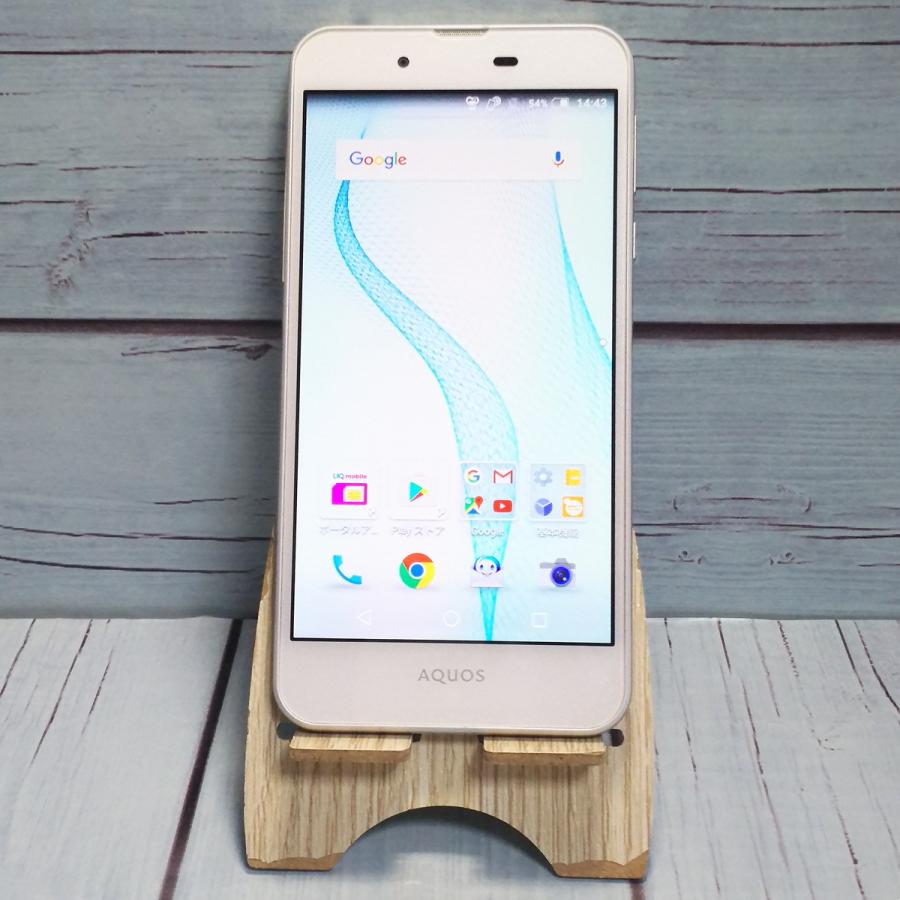 UQモバイル AQUOS L2 SH-L02 ホワイト 本体 白ロム SIMロック解除済み 