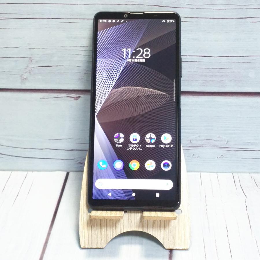 au Xperia 10 III SOG04 ブラック 黒 本体 白ロム SIMロック解除済み