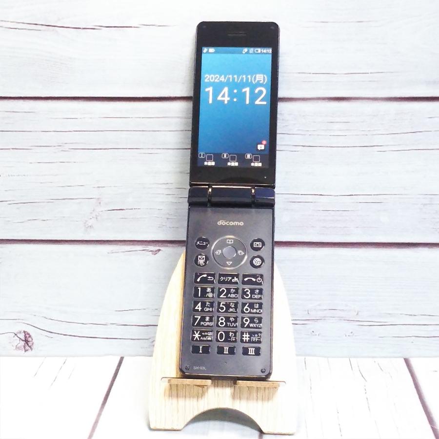 docomo SHARP SH-03L ブラック ビジネス向け カメラレスケータイ 本体