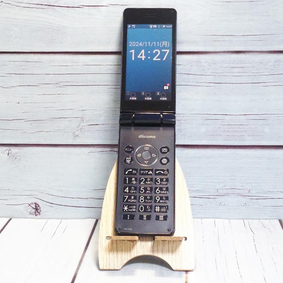 docomo SHARP SH-03L ブラック ビジネス向け カメラレスケータイ 本体