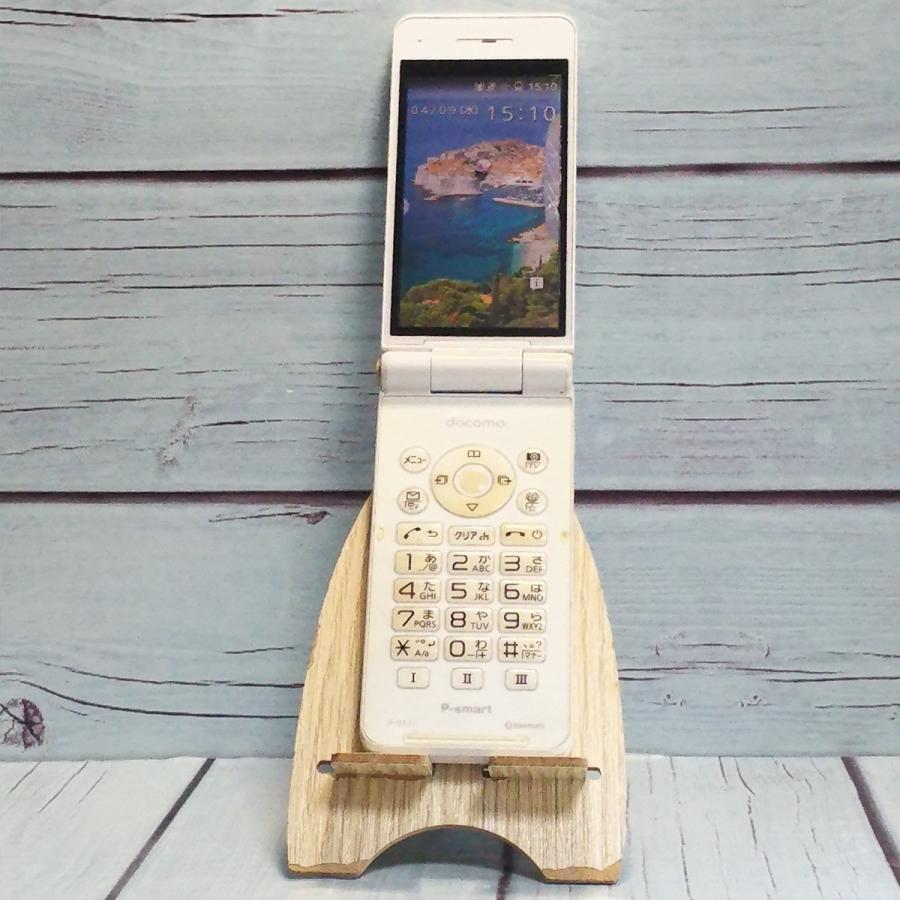 PANASONIC docomo P-smart ケータイ P-01J ホワイト 本体 白ロム [訳 