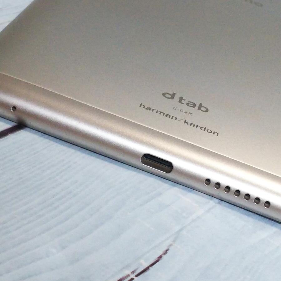 docomo dtab Compact d-02K ゴールド HUAWEI 本体 白ロム SIMロック解除済み SIMフリー B902512の画像