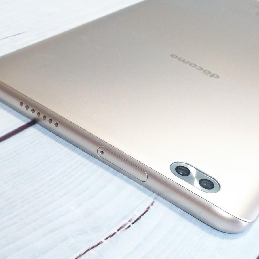docomo dtab Compact d-02K ゴールド HUAWEI 本体 白ロム SIMロック解除済み SIMフリー B902512の画像