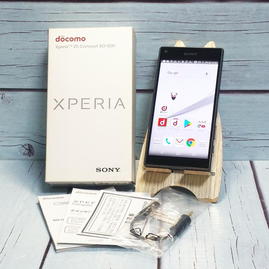 docomo Xperia Z5 Compact SO-02H 白 docomo Xperia Z5 Compact SO-02H Graphite Black 本体 白ロム SIM
