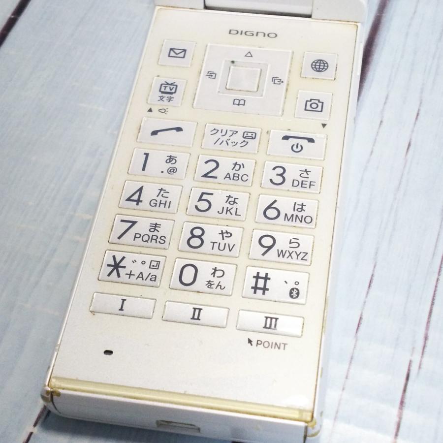 SoftBank KYOCERA DIGNO ケータイ 701KC ホワイト 本体 白ロム