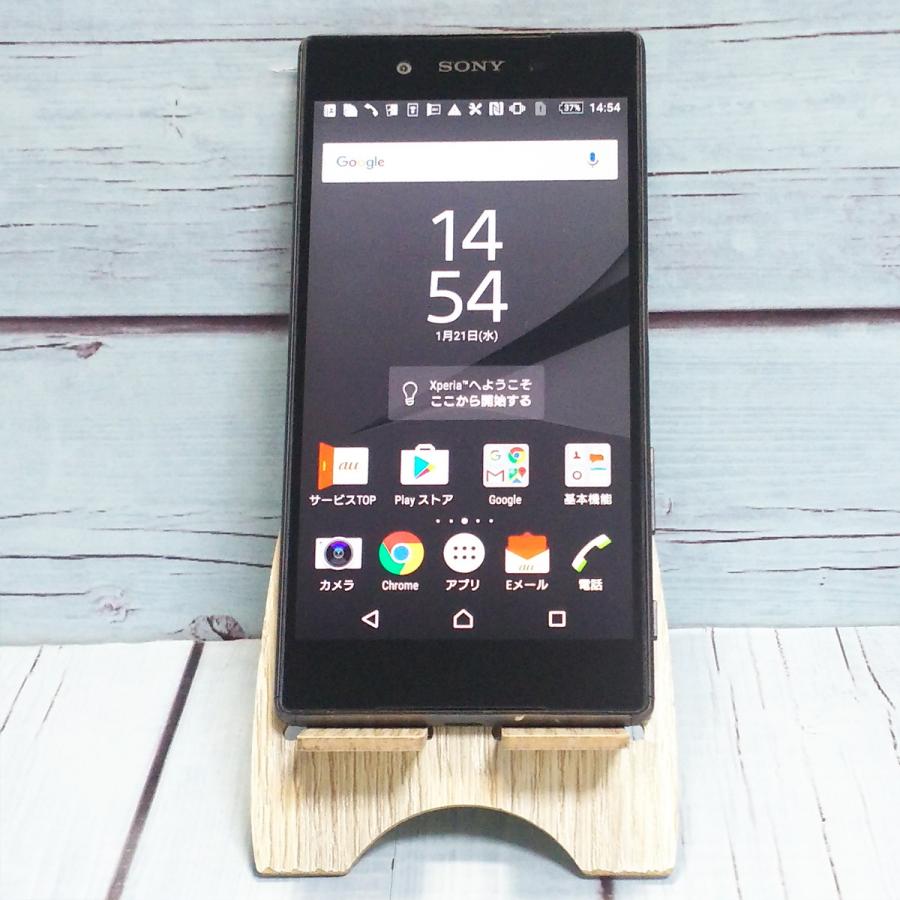 SONY au Xperia Z5 SOV32 GraphiteBlack 本体 白ロム SIMロック解除