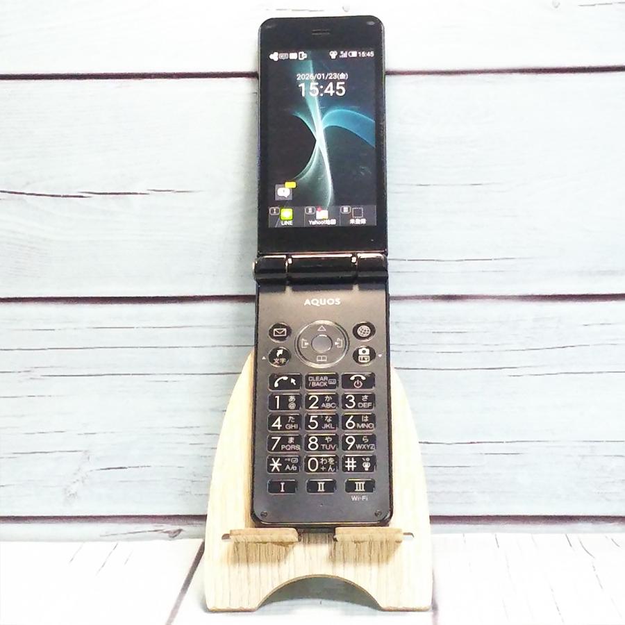 Softbank 601SH AQUOS ケータイ2 BLACK ブラック 本体 白ロム SIM