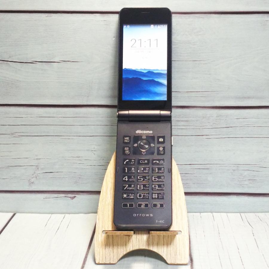 docomo arrows 富士通 ケータイ ベーシック F-41C ネイビー 本体 白