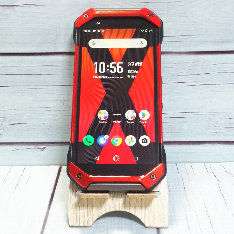 TORQUE 5G KYG01 au SIMロック解除済 白ロム 耐衝撃⑥ au 京セラ TORQUE 5G KYG01 レッド 本体 白ロム SIMロック解除済み SIM