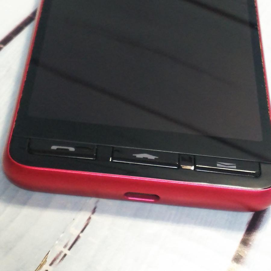 Y!mobile 京セラ かんたんスマホ2+ A201KC ローズ レッド 本体 白ロム
