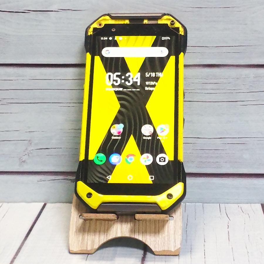 au 京セラ TORQUE 5G KYG01 イエロー 本体 白ロム [訳あり] SIMロック