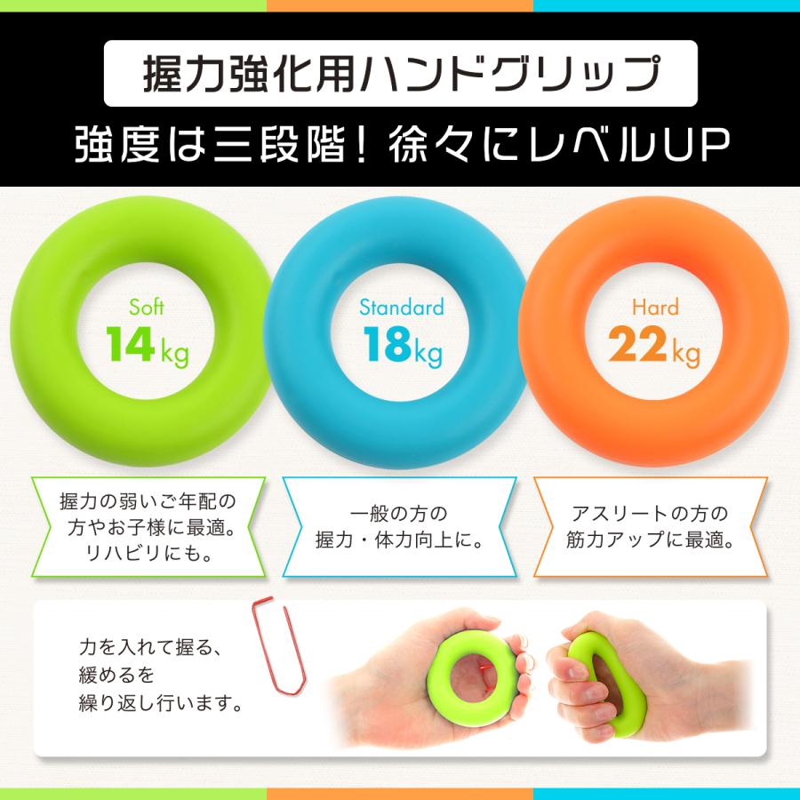 握力トレーニング 指力 6個セット ボルダリング リハビリ : HS