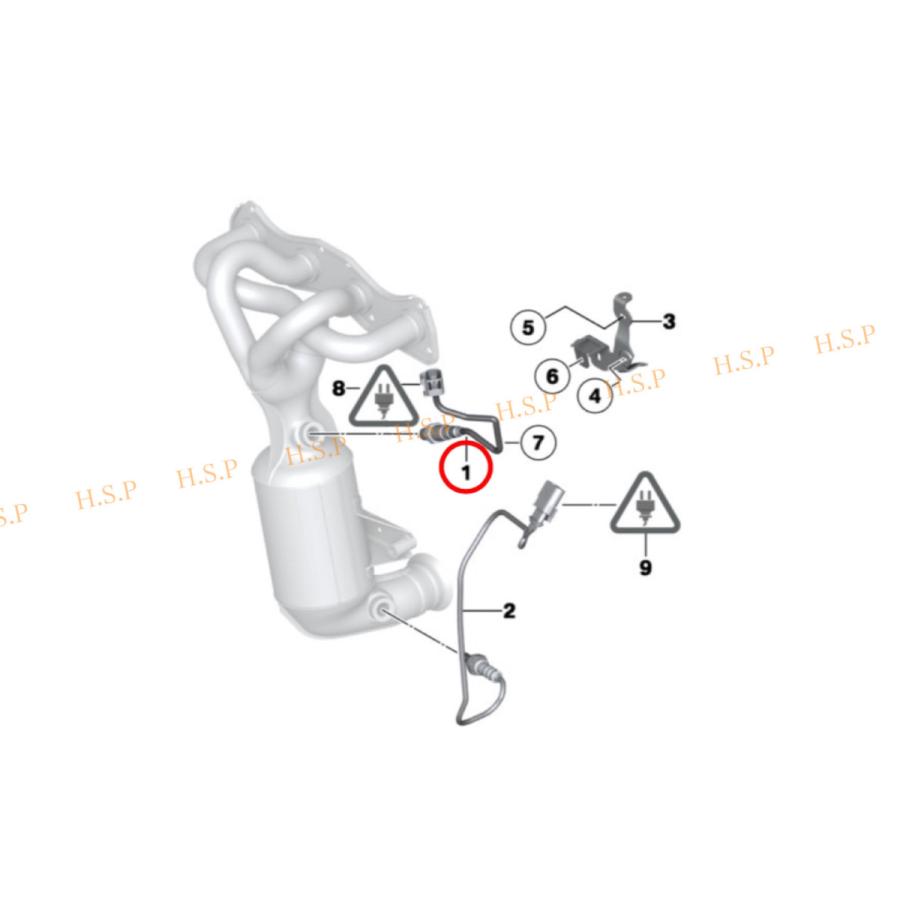 ミニームベア MINI 新品 ラムダセンサー O2センサー フロント 1本 MINI R55
