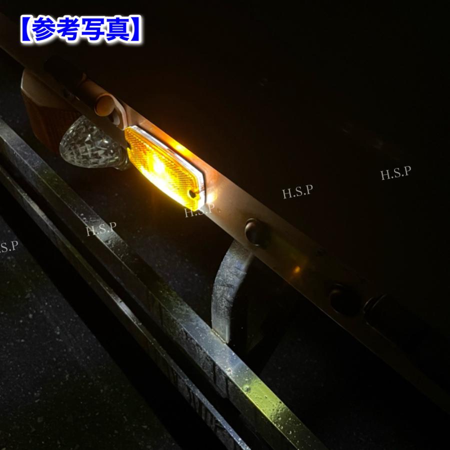 UDトラックス 新品 路肩灯 反射板 内蔵 LED サイドマーカー 2個SET 