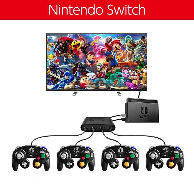 19 最新版 ゲームキューブコントローラー用 接続タップ Gcコントローラーturbo連射 Wiiu Pc用 Switch 変換アダプター スマッシュブラザーズ Controller1905 エイチスクエア Yahoo 店 通販 Yahoo ショッピング