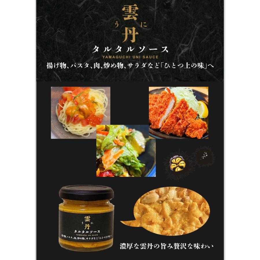 雲丹タルタルソース やまぐちグッと産品登録商品 万能調味料 フライ