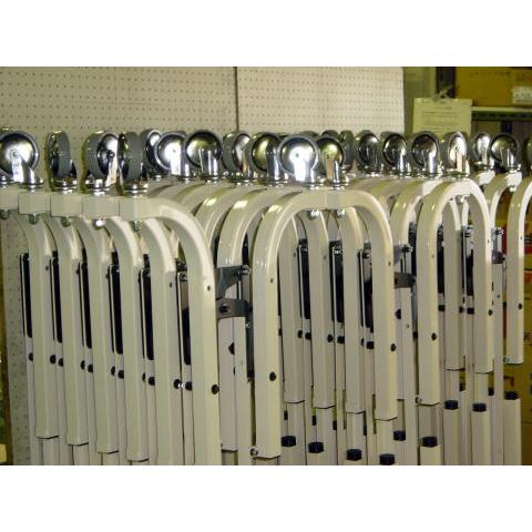 折りたたみ作業台EX　折りたたみ作業テーブル　アイボリー：立ち仕事用（HIRANO）大型1200×2400×高さ740（メラミン木目調）予約 |  | 03