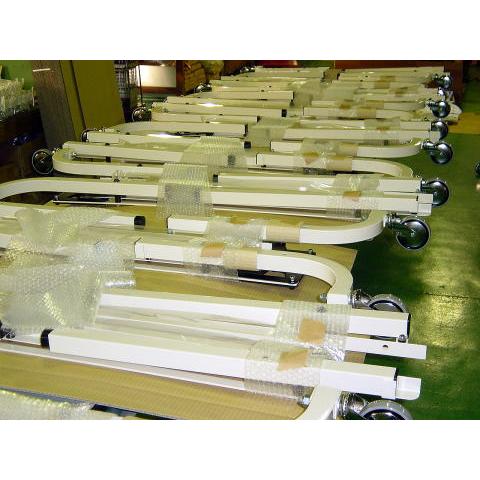 折りたたみ作業台EX　折りたたみ作業テーブル　アイボリー：立ち仕事用（HIRANO）大型1200×2400×高さ740（メラミン木目調）予約 |  | 04