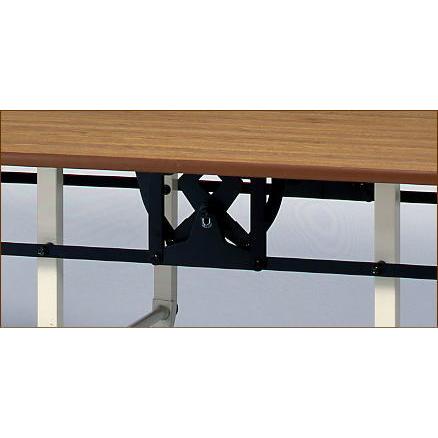 折りたたみ作業台EX　折りたたみ作業テーブル　アイボリー：立ち仕事用（HIRANO）小型900×1800×高さ740（天板メラミン木目調）予約 |  | 02