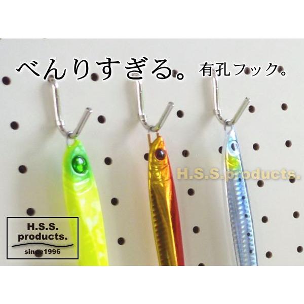 有孔ボードフック（軽量用：最大積載3ｋｇ用）業務用１００本セット（ダルマピン付） |  | 03