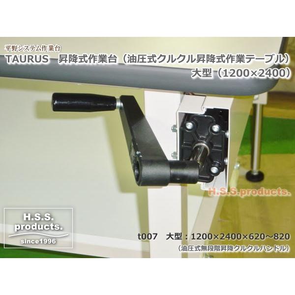 昇降作業台（油圧式）大型（1200×2400×H620-H820）完売御礼 |  | 05