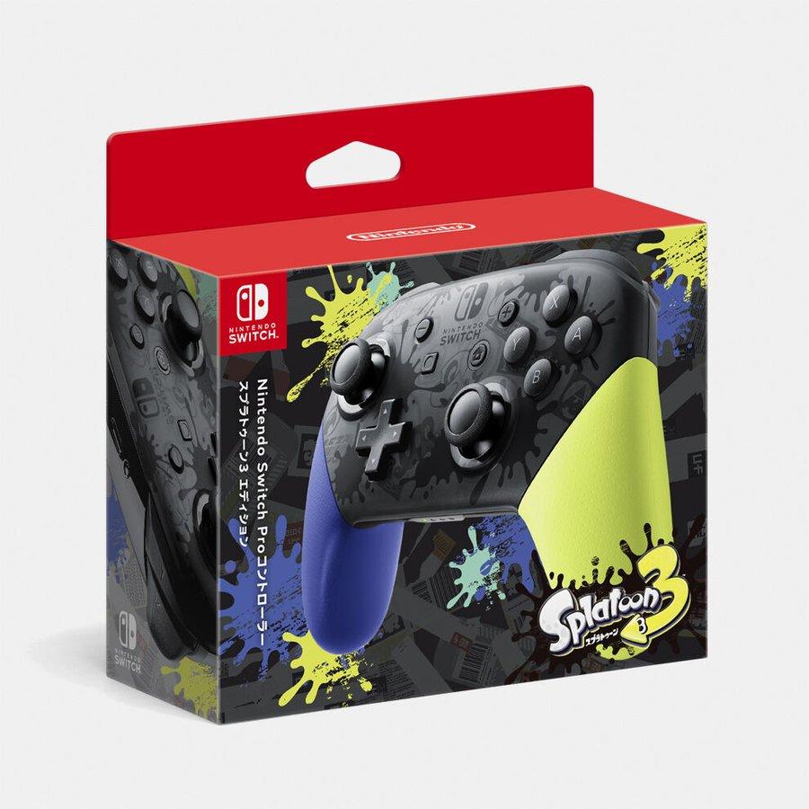 当日配送【任天堂純正品】Nintendo Switch Proコントローラー スプラトゥーン3エディション HAC-A-FSSKT :4902370549560:HS商事 ヤフーショッピング店 - 通販 - Yahoo!ショッピング