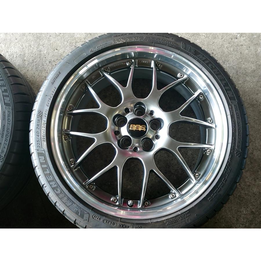 BBS 中古セット☆BBS/RS-GT☆RS988A☆PS4S☆225/40R18☆30/50 BBS 中古セット☆BBS/RS-GT☆RS988A☆PS4S☆225/40R18☆30/50