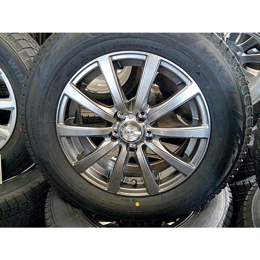 スタッドレス 195/65R15 VRX3 プリウス ウィッシュ カローラ ブリザック VRX3 新品特価スタッドレスセット☆ZACK JP-110☆VRX3☆195