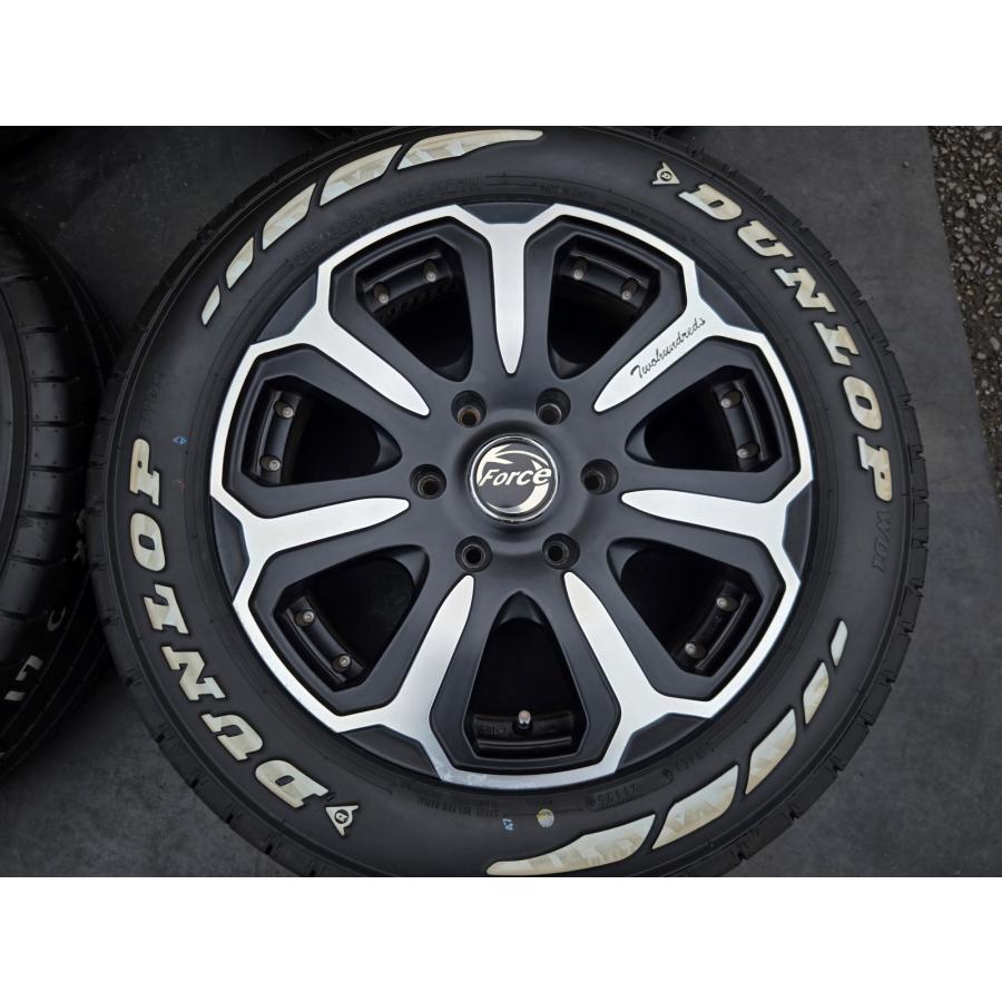 送込】200系ハイエース☆K-FORCE ZERO☆ダンロップ W01 215/60R17C 109