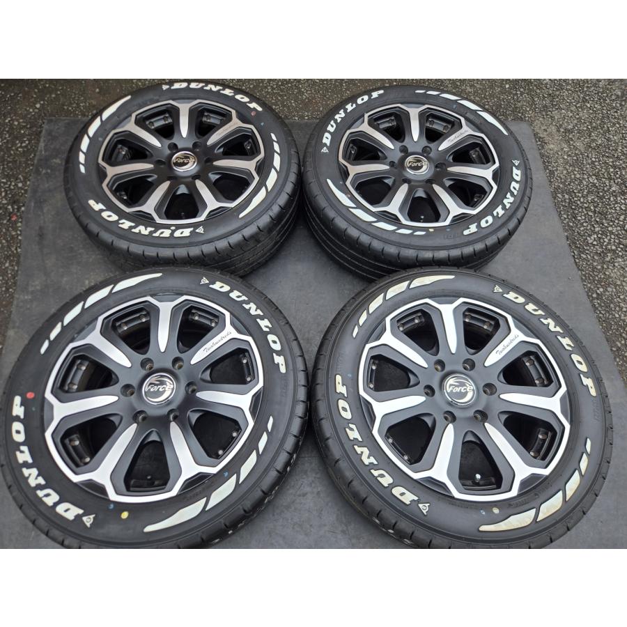 【送料無料】ダンロップ 4625　ハイエース 純正ホイール タイヤ 4本セット 送込】200系ハイエース☆K-FORCE ZERO☆ダンロップ W01 215/60R17C 109