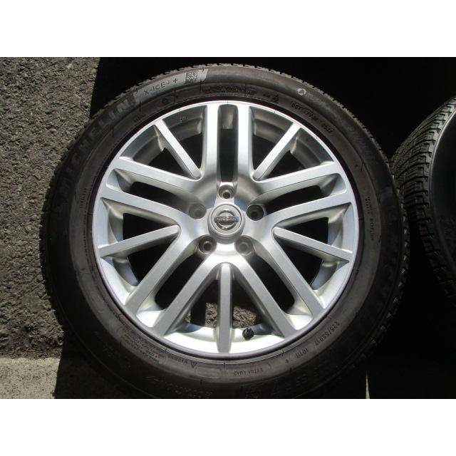 K】中古スタッドレス付4本SET☆日産 Y50フーガ純正☆ミシュラン X 