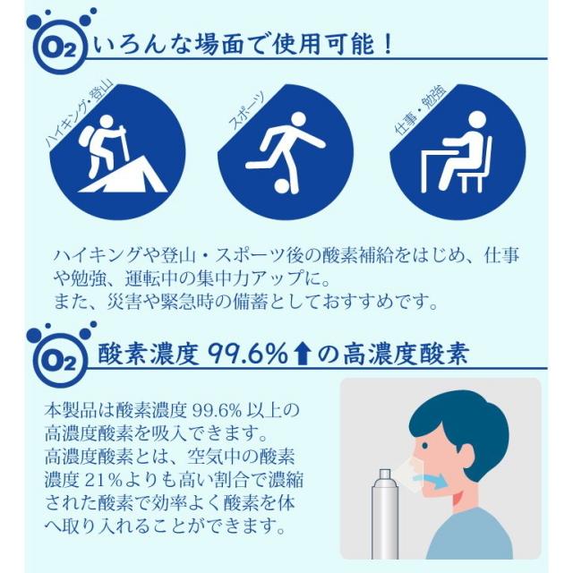 酸素缶 9.6L(容量) 酸素純度99.6%以上 酸素ボンベ 携帯酸素 : ホーム