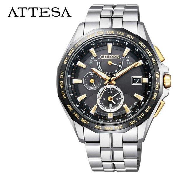 『2年保証』 メンズ ATTESA アテッサ 時計 シチズン 腕時計 CITIZEN 腕時計 AT9095-50E  ブラック 腕時計