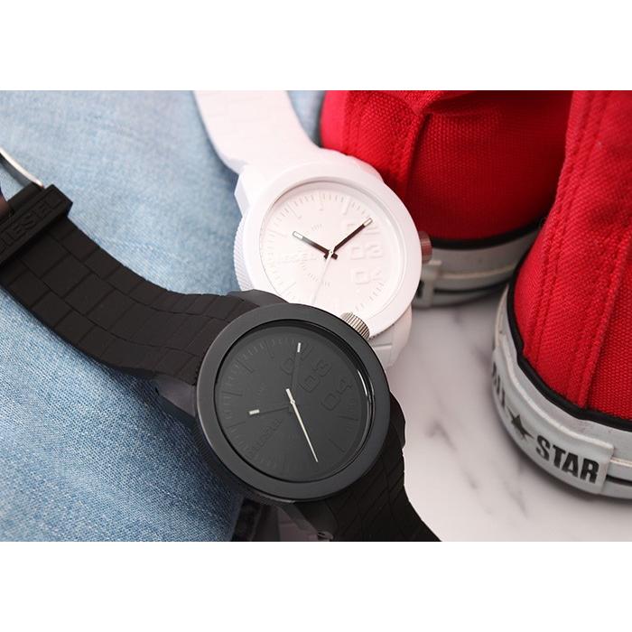 ディーゼル 時計 Diesel 腕時計 ディーゼル時計 ディーゼル腕時計 メンズ レディース Franchise ブラック ホワイト 白 黒 ラバーベルト ペアルック Diesel 028 腕時計 バッグ 財布のhybridstyle 通販 Yahoo ショッピング