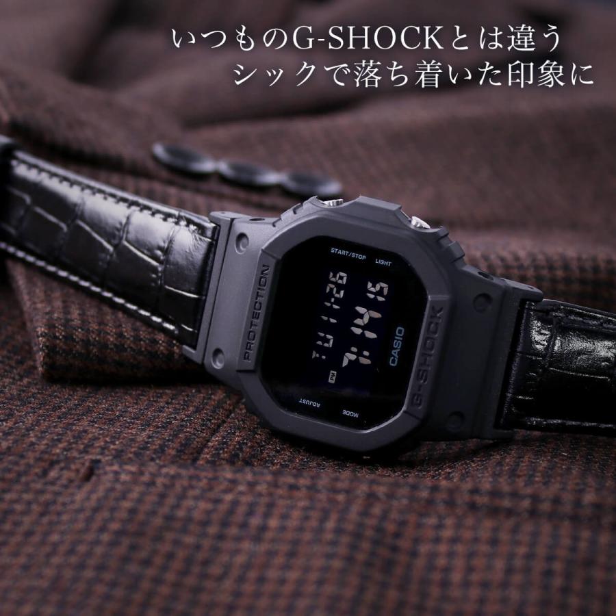G Shock 対応 本革 クロコ型押し レザーベルト ブラック 22mm 幅 アダプター カスタム セット Gショック ジーショック 替えベルト Leather Belt Ga2 Sk008 Gd Bk 腕時計 バッグ 財布のhybridstyle 通販 Yahoo ショッピング