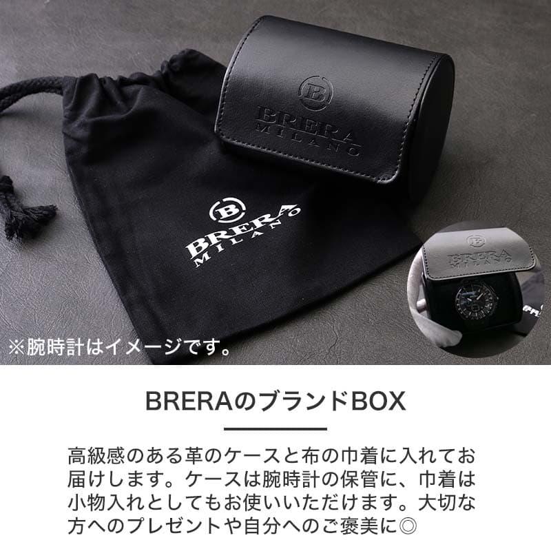 ブレラミラノ 腕時計 BRERA MILANO 時計 スーパースポルティーボ エヴォ SUPERSPORTIVO EVO メンズ 男性 腕時計 ブラック 黒 機械式 自動巻き オートマチックの画像