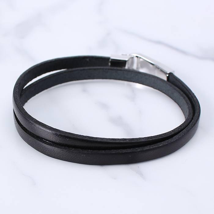 経典 ブランド レディース Orobianco 二重巻き レザー メンズ ブレスレット オロビアンコ かっこいい おしゃれ 50代 40代 30代 代 おすすめ 話題 人気 Oreb007bk Sv925 シルバー イタリア シンプル 二重巻き 革 メンズアクセサリー