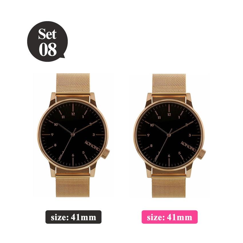 ペアウォッチ コモノ 腕時計 Komono 時計 コモノ時計 Komono時計 メンズ レディース ブラック 黒 ゴールド ピンクゴールド ネイビー シンプル ペア Pair Komono 01 腕時計 バッグ 財布のhybridstyle 通販 Yahoo ショッピング