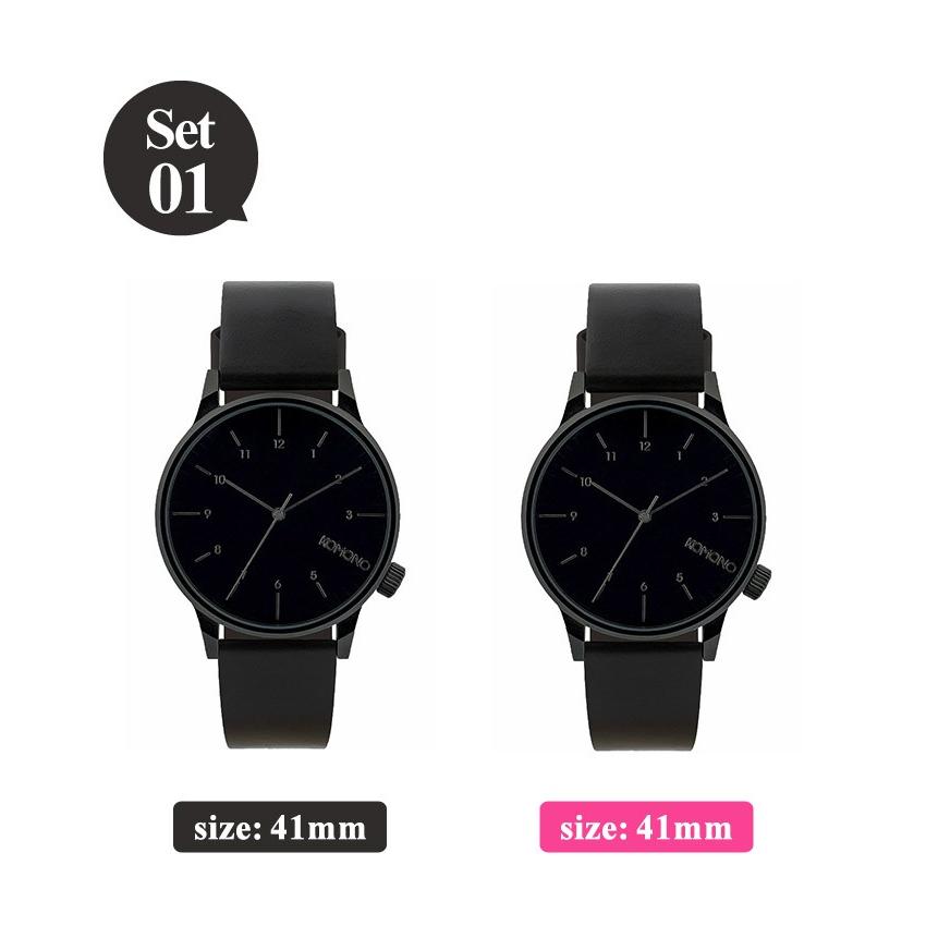 ペアウォッチ コモノ 腕時計 Komono 時計 コモノ時計 Komono時計 メンズ レディース ブラック 黒 ゴールド ピンクゴールド ネイビー カップル ペア Pair Komono 02 腕時計 バッグ 財布のhybridstyle 通販 Yahoo ショッピング
