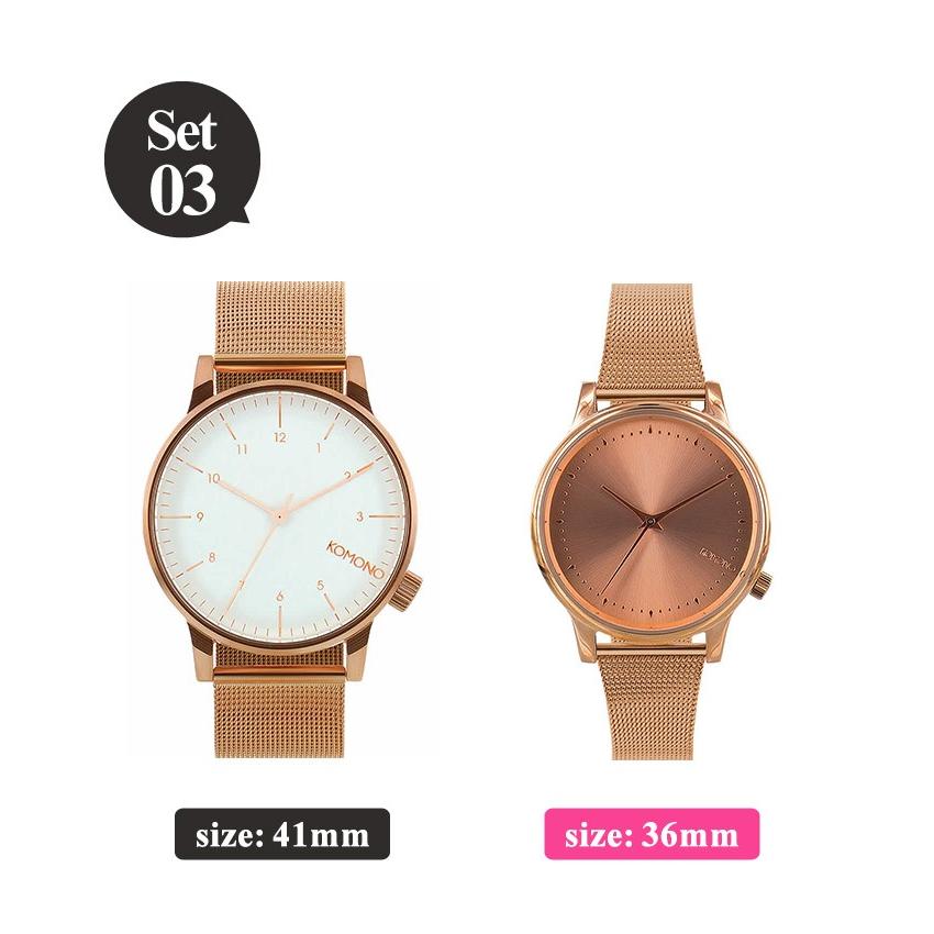 ペアウォッチ コモノ 腕時計 Komono 時計 コモノ時計 Komono時計 メンズ レディース ブラック 黒 ゴールド ピンクゴールド カップル ペア ウォッチ Pair Komono 03 腕時計 バッグ 財布のhybridstyle 通販 Yahoo ショッピング
