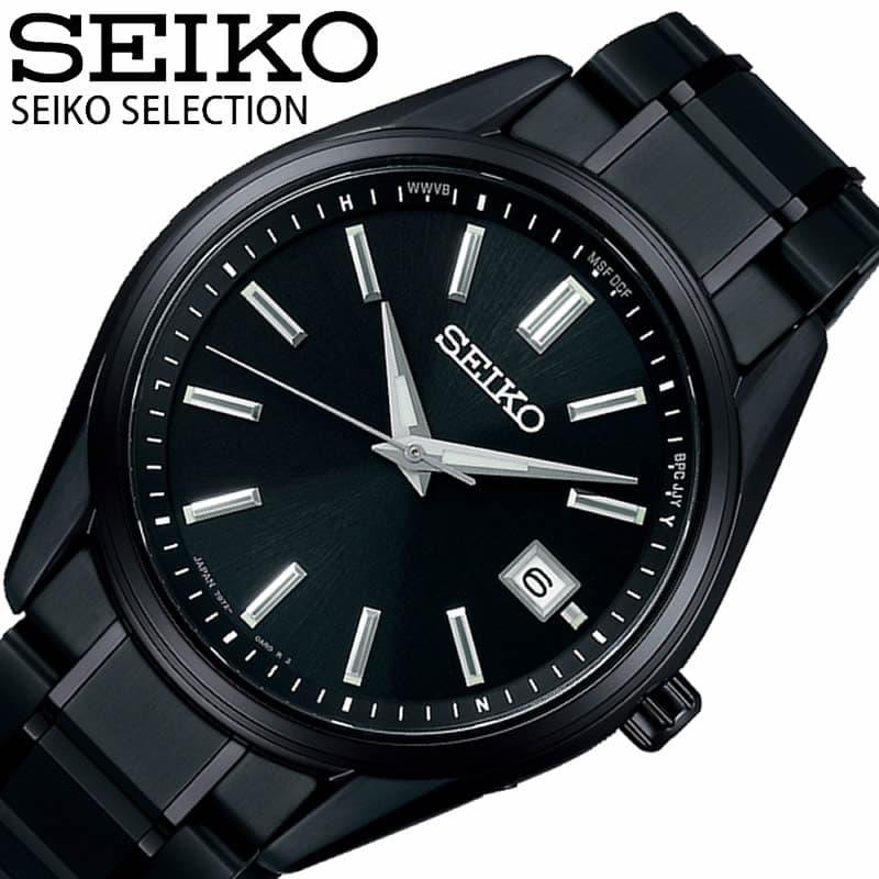 セイコー 腕時計 SEIKO 時計 セレクション SELECTION メンズ ブラック