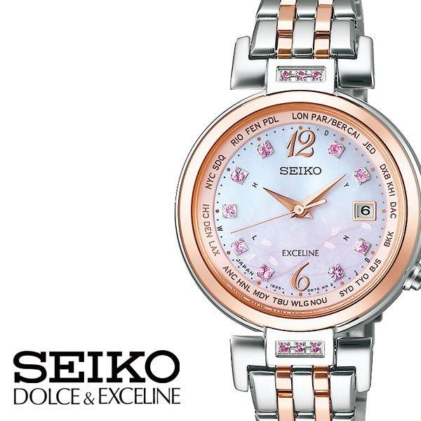 殿堂 レディース Dolce Exceline ドルチェ エクセリーヌ 時計 セイコー 腕時計 Seiko かっこいい おしゃれ 50代 40代 30代 代 おすすめ 話題 人気 女性 Swcw166 ピンクシェル 妻 彼女 防水 用 レディース腕時計 Pnmls Cd