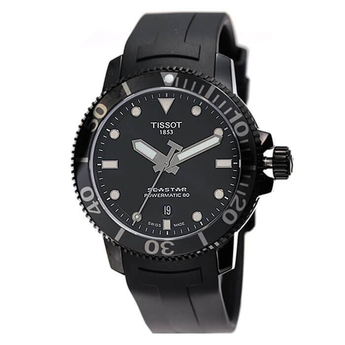 高い品質 Tissot ティソ かっこいい おしゃれ 50代 40代 30代 代 おすすめ 話題 人気 シースター T ブルー メンズ ダイバーズ 機械式 1000 メンズ腕時計