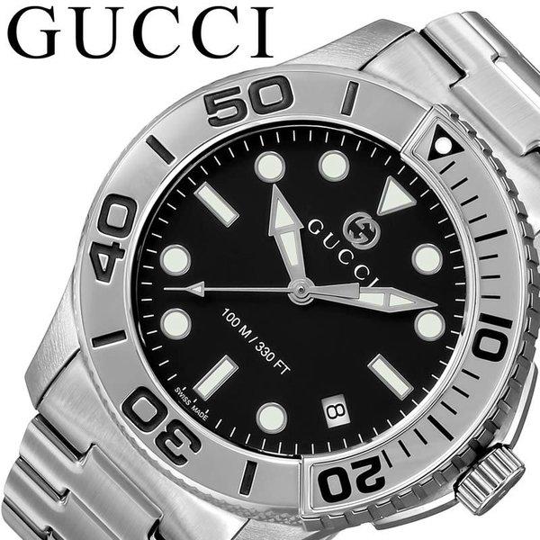 日本に 代 おすすめ 話題 人気 30代 Ya ブラック 腕時計 メンズ Diver ダイバー 時計 グッチ 腕時計 Gucci かっこいい おしゃれ 50代 40代 メンズ腕時計 Www Reinnec Cl