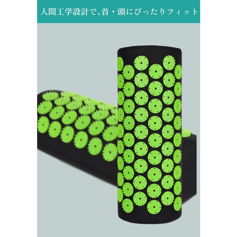 【新品】【正規品】シャクティマット（緑）枕のみ シャクティマット シャクティ 枕 指圧マット 折りたたみ マッサージ