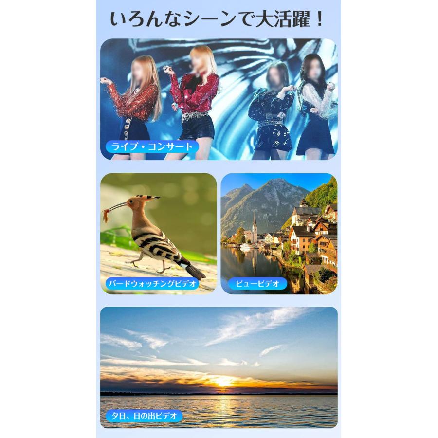 スマホ用レンズ 望遠レンズ ズームレンズ 単品 18倍 クリップ式