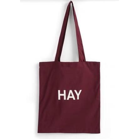 正規品保証 HAY デンマーク トートバッグ 新商品 バーガンディ カバン