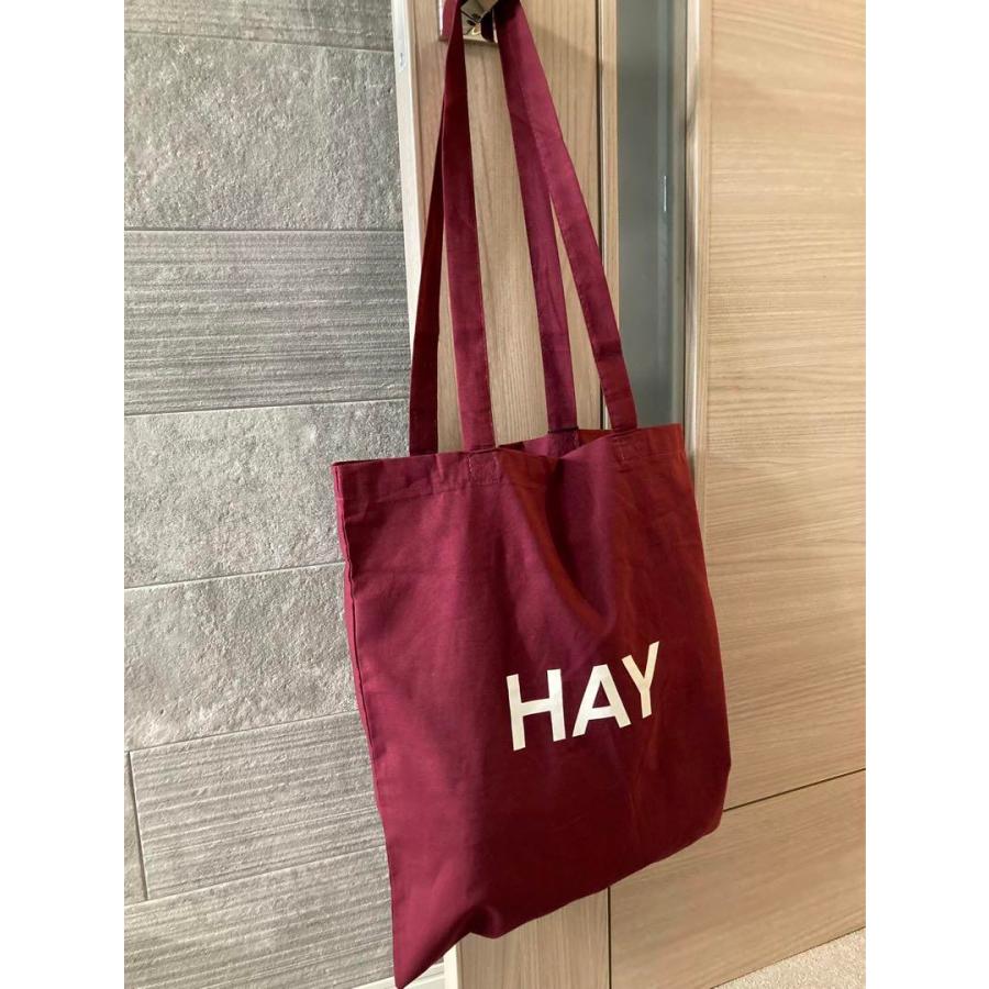 正規品保証 HAY デンマーク トートバッグ 新商品 バーガンディ カバン